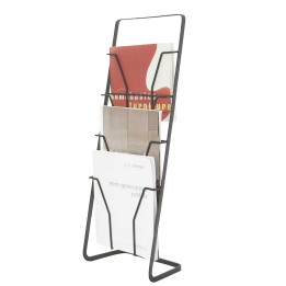 Porte revues noir à poser - Design