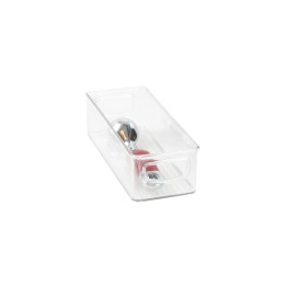 Bac de rangement en plastique transparent