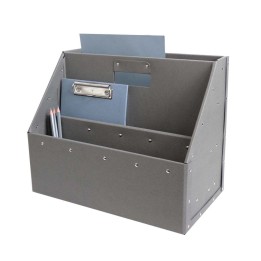 Organisateur de bureau flexible - Gris flanelle