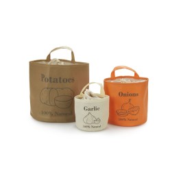 Sacs de conservation pour légumes - Lot de 3