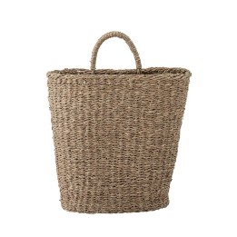 Panier de rangement mural avec anse - Jonc de mer