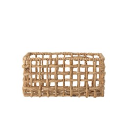Panier de rangement rectangulaire -  poignées - 20x44x30 cm