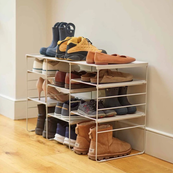 Étagère à chaussures modulable - 12 paires - 51x76x35 cm