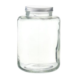 Bocal en verre épais - 7 litres - Bouchon à vis