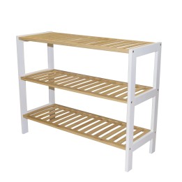 Étagère à Chaussures en bambou 54,5 x 70 x 24,5 cm