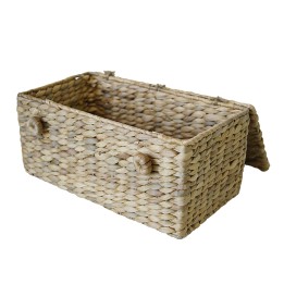 Boîte de rangement en jonc de mer 32x17x15cm