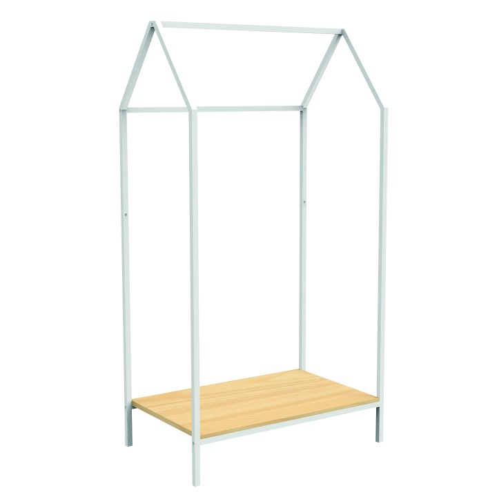 Portant pour Enfant en métal blanc 80 x 50 x 150 cm - BOX & BEYOND