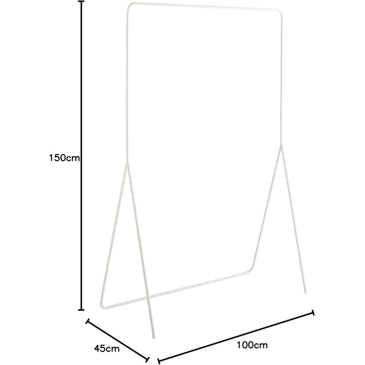 Portant minimaliste en métal 150x100x45cm