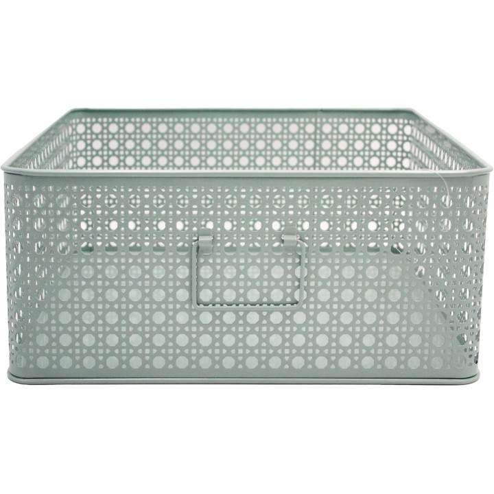 Lot de 3 paniers de rangement en métal