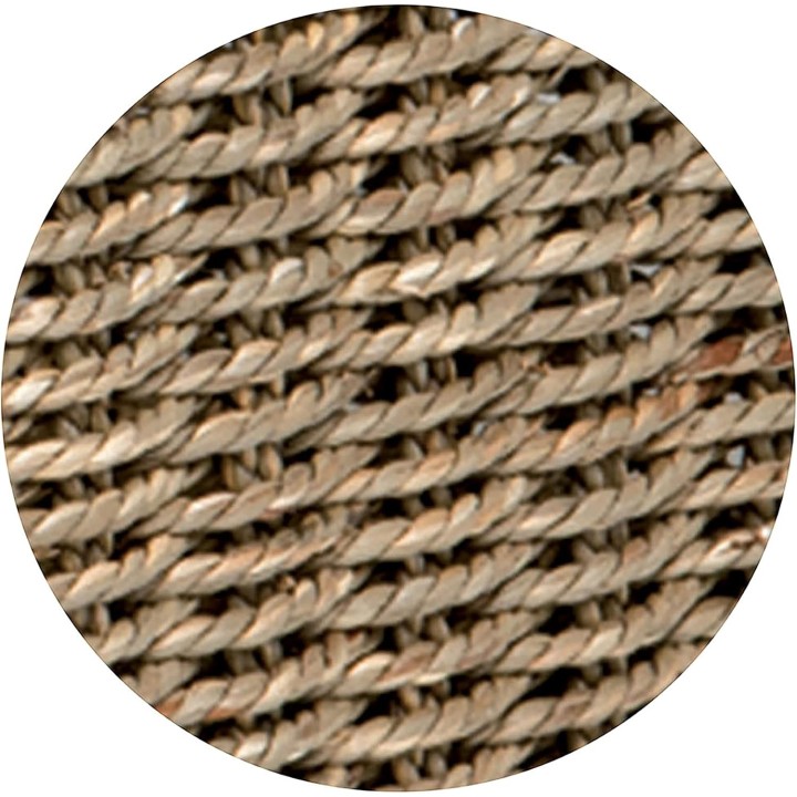 Panier de rangement pliables en jonc de mer naturel 31 x 31 x 31 cm
