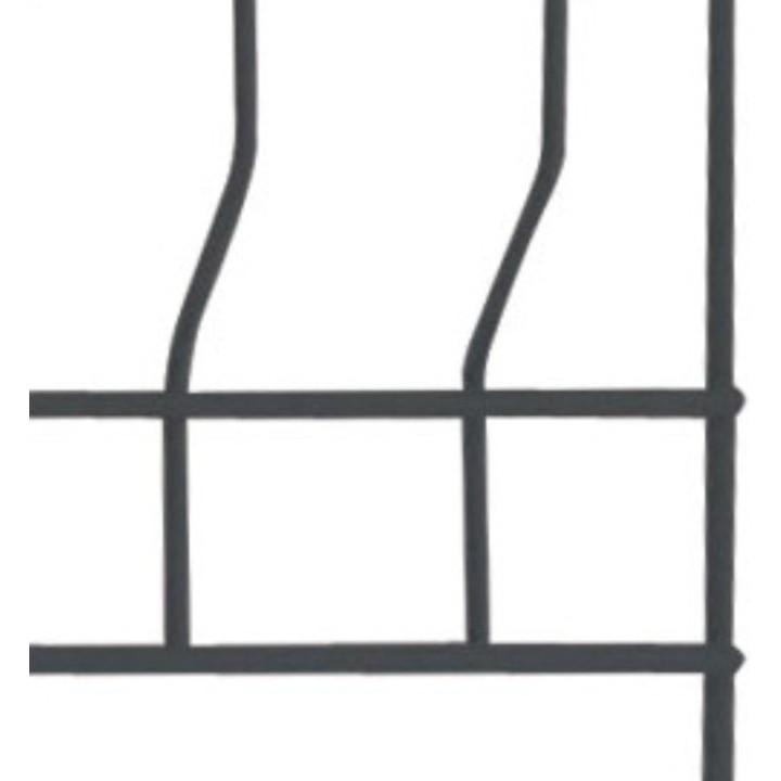 Range-chaussures mural pour 6 paires en métal gris 44 x 6 x 75 cm