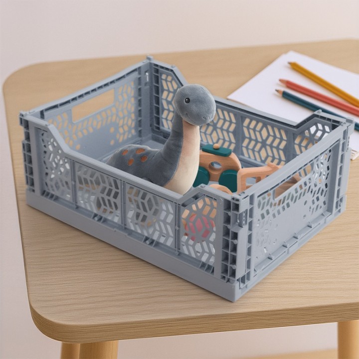 Caisse de rangement pliables en plastique