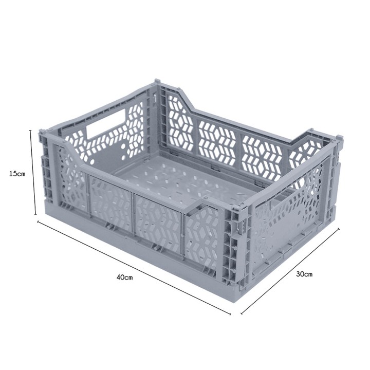 Caisse de rangement pliables en plastique