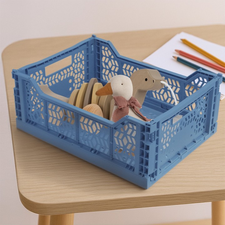 Caisse de rangement pliables en plastique