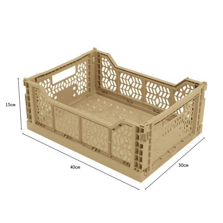 Caisse de rangement pliables en plastique