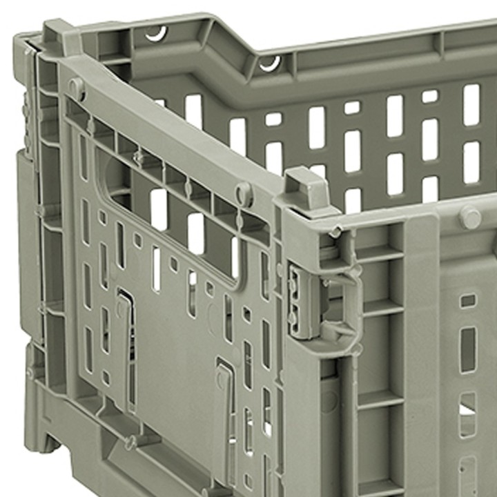 Caisse de rangement pliables en plastique