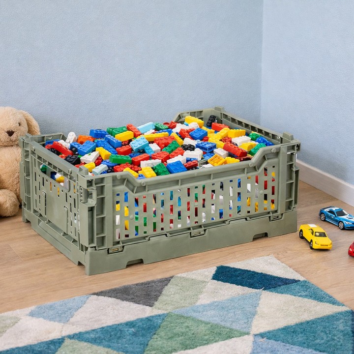 Caisse de rangement pliables en plastique