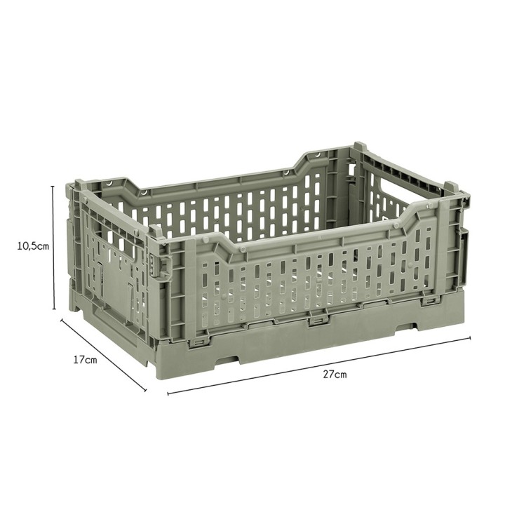 Caisse de rangement pliables en plastique