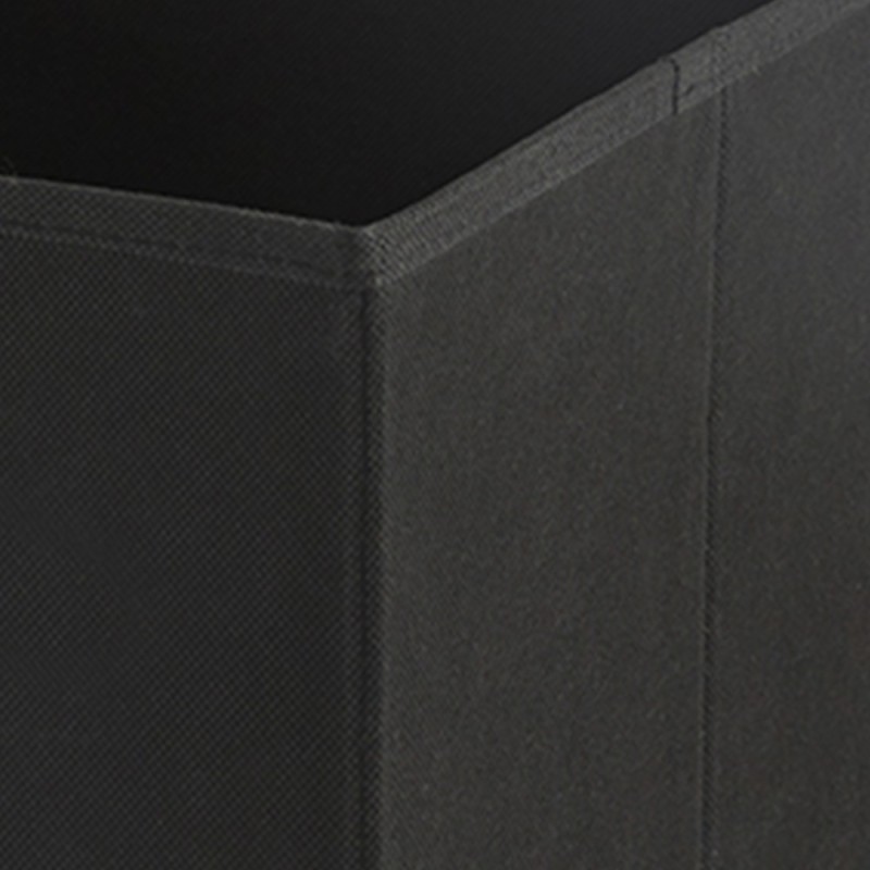 Detail of Lot de 5 organisateurs de tiroirs en tissu noir 44 x 25 x 11 cm
