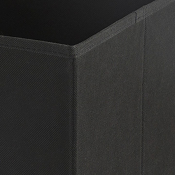 Lot de 5 organisateurs de tiroirs en tissu noir 44 x 25 x 11 cm