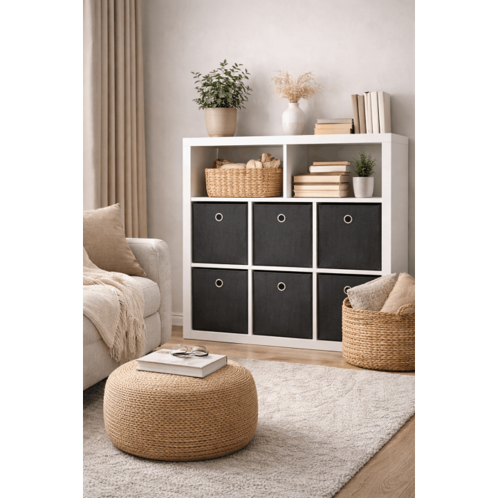 Panier pliable en tissu