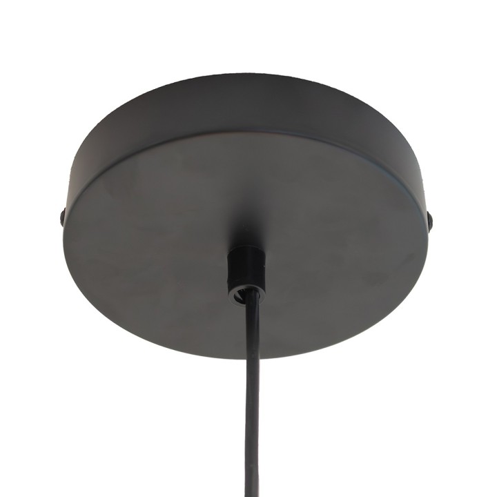 Suspension Boli en verre blanc Ø26 cm