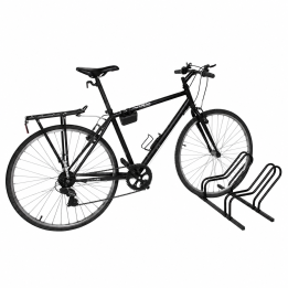 Râtelier 2 vélos Cyclo en métal noir 71,5 x 48 x 29,5 cm