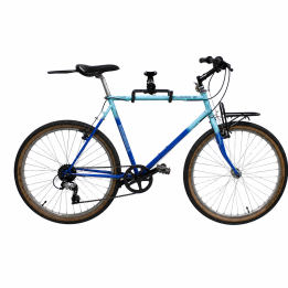 Support vélo mural Velock en métal noir 46 x 26 x 15 cm