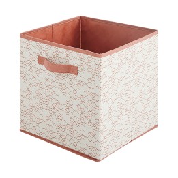 Cube de rangement en polycoton imprimé