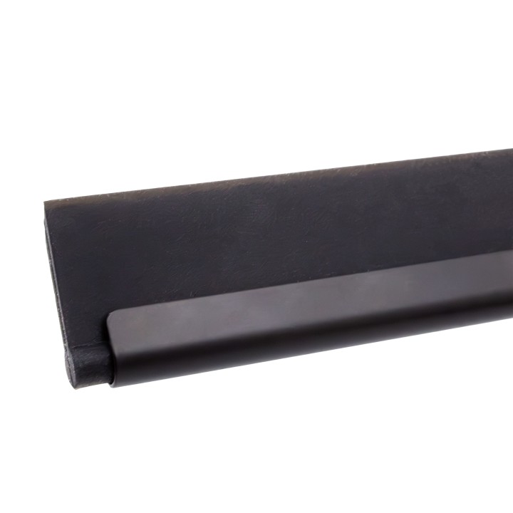 Raclette de douche en inox noir mat