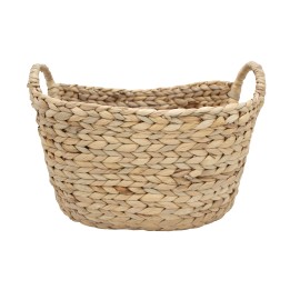 Panier en jacinthe d'eau naturel