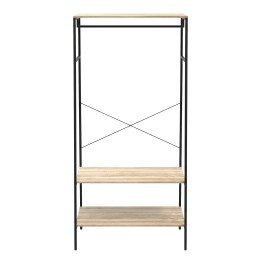 Penderie en bois noir