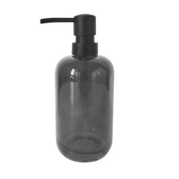 Distributeur de savon en verre gris