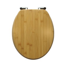 Cuvette de toilette en bambou