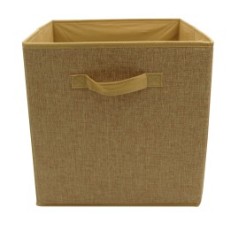 Cube de rangement en jute naturel