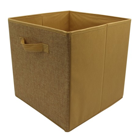 Detail of Cube de rangement en jute naturel