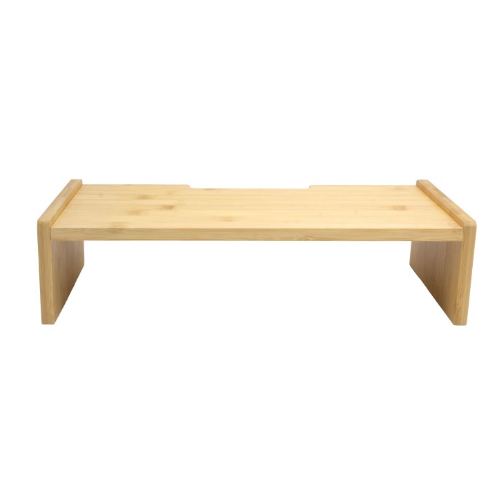 Support écran de bureau en bambou