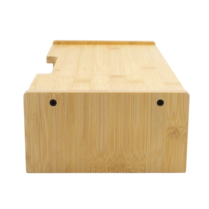 Support écran de bureau en bambou