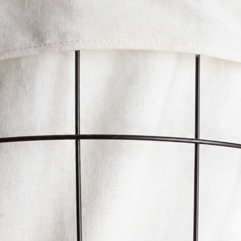 Detail of Panier à linge en métal
