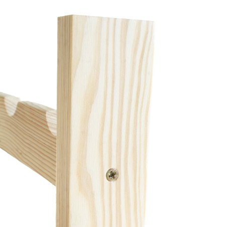 Detail of Range-bouteilles en pin 54 bouteilles