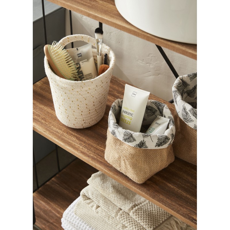 Detail of Petit panier de rangement en coton