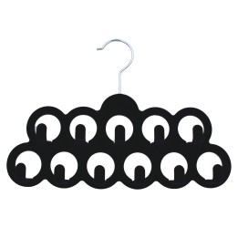 Cintre accessoire en velours noir