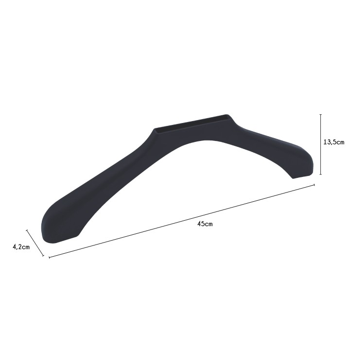 Coque plastique pour cintre