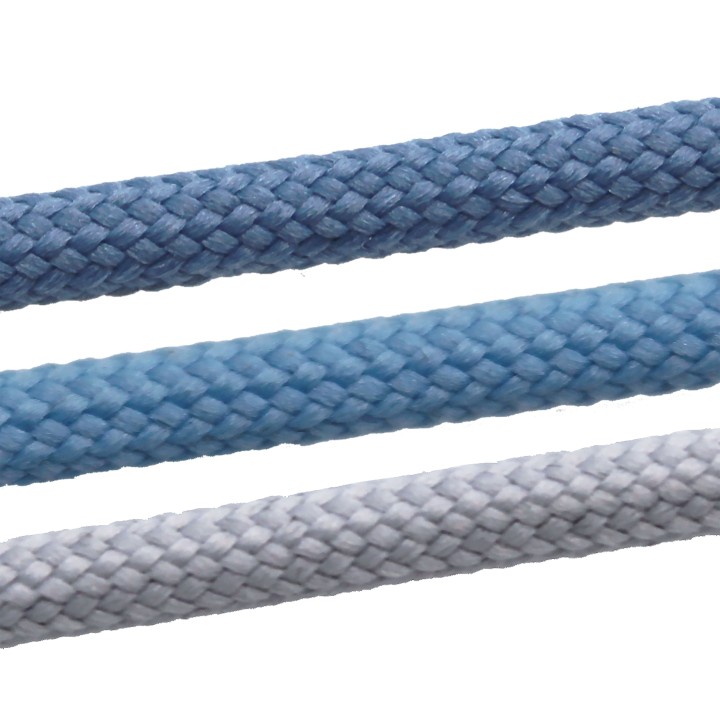 Lot de 3 cintres tissu bleu