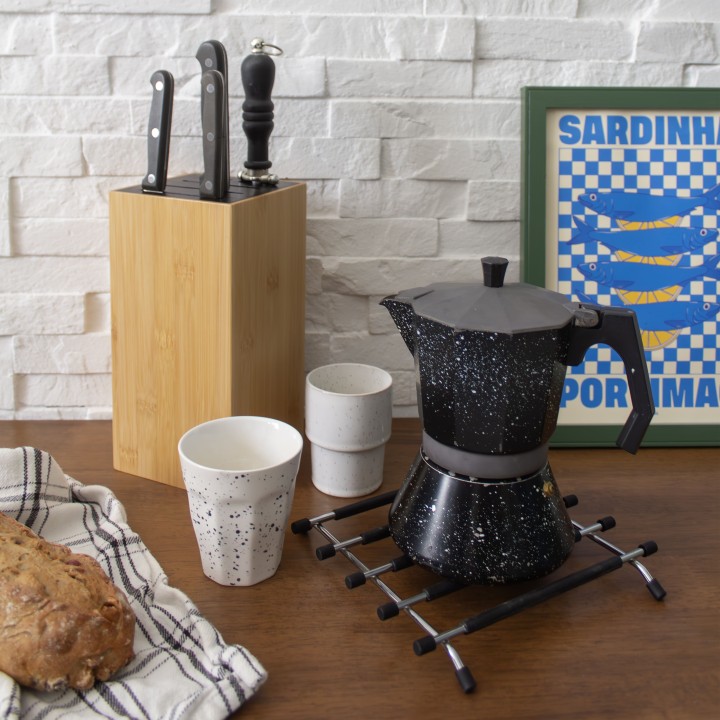 Range-couteaux en bambou naturel