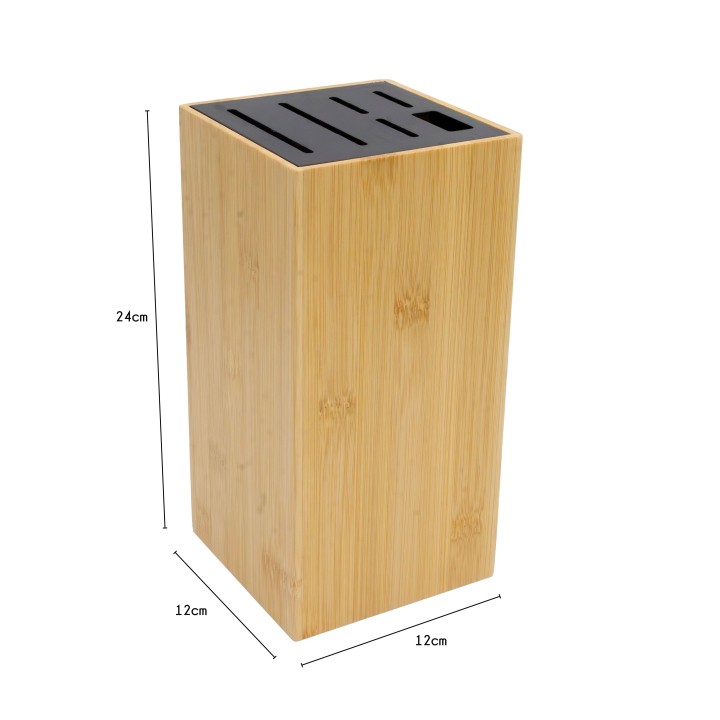 Range-couteaux en bambou naturel