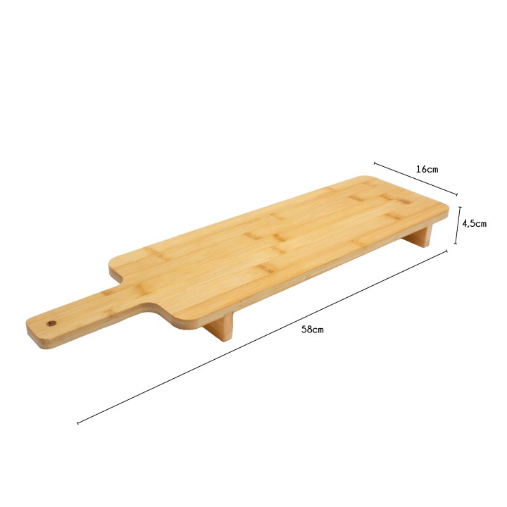 Planche apéro extra longue en bambou