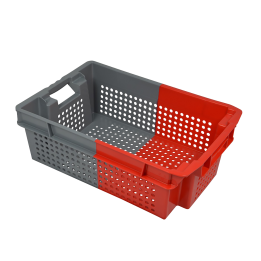 Bac bicolore en plastique 32 L