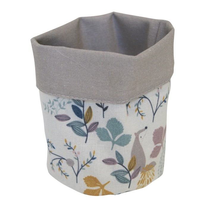 Pochon en polycoton motif forêt