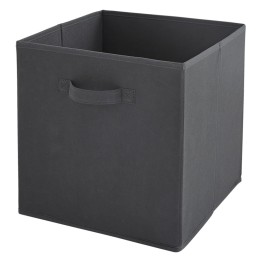 Bac de rangement en intissé anthracite L
